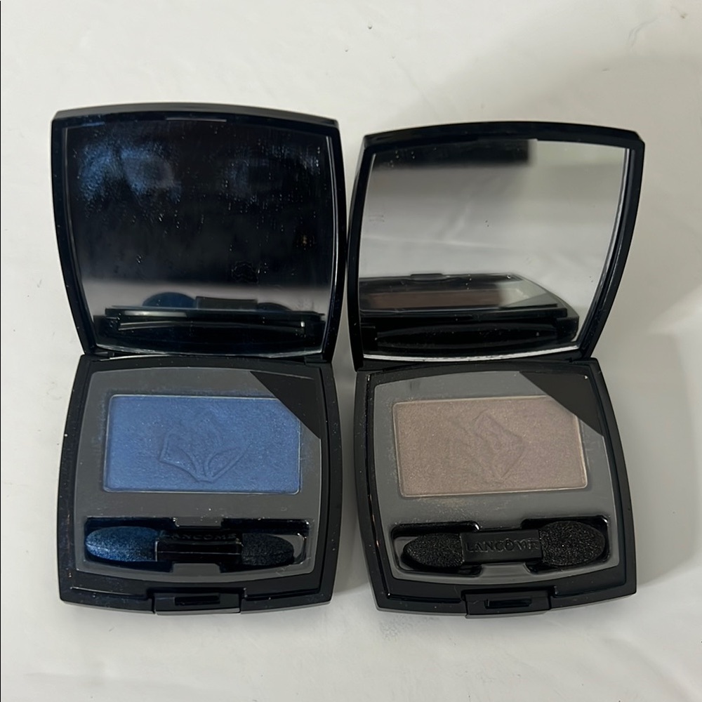Lancome Blue and Gray Shimmer Eyeshadow Palette bundle
